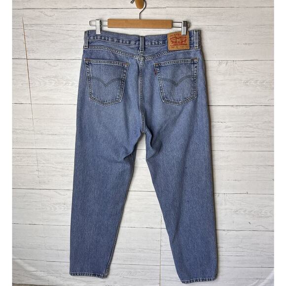 Levis Jeans Mens Size 33 X 32 550 '92 Medium Wash 100% Cotton Classic Denim - Picture 13 of 16